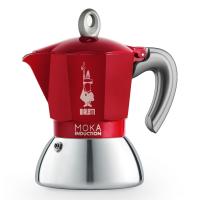 Гейзерная кофеварка Bialetti New Moka Induction Red (2 порции)