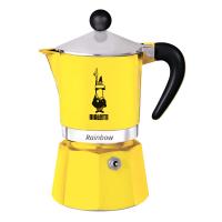 Гейзерная кофеварка Bialetti Rainbow Yellow (3 порции)