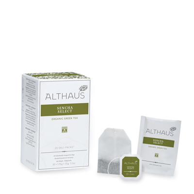 Чай зеленый Althaus Sencha Select пакетики 20x1,75гр.