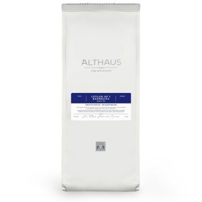 Чай черный Althaus Ceylon Kanneliya листовой, 250гр