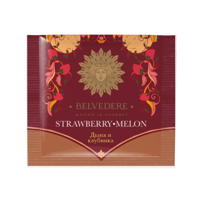 Чай черный Belvedere Strawberry Melon в пирамидках 20x3гр.