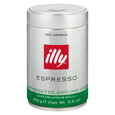 Кофе молотый ILLY Espresso Decaf, 250 гр.